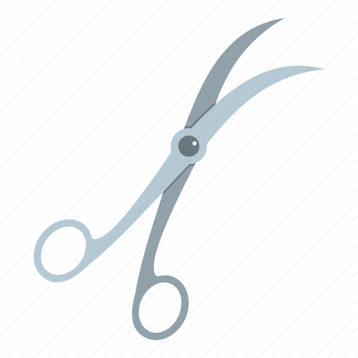 Curved, equipment, instrument, scissor, surgeon, surgical, tool icon - Download on Iconfinder