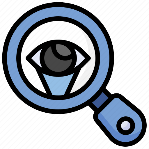 Magnifying, glass, look, search, loupe, view icon - Download on Iconfinder