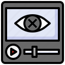 video, deny, private, eye, prohibited