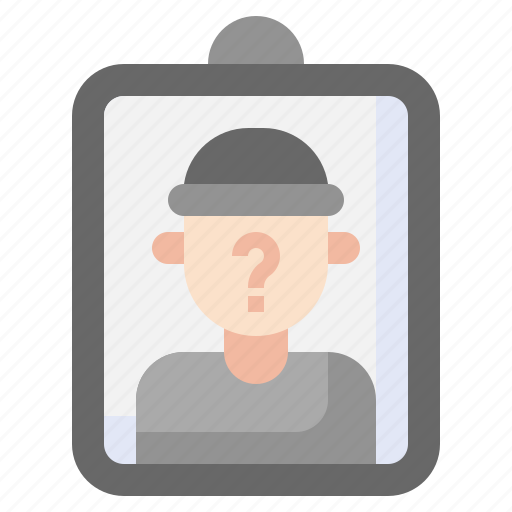 Photo, unknown, investigation, detective, user icon - Download on Iconfinder