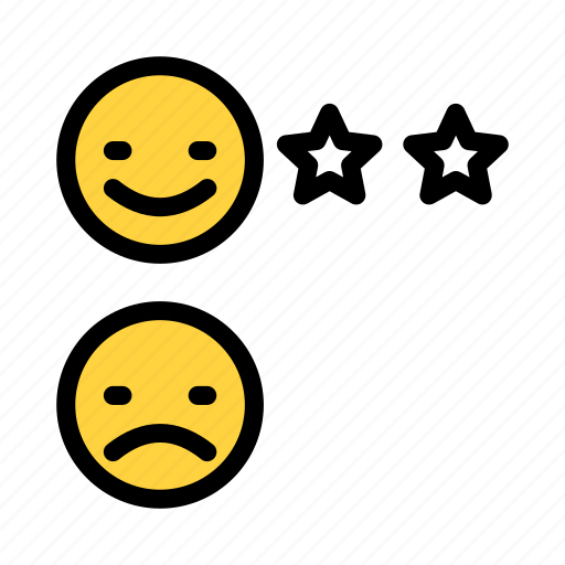 Rating, feedback, reviews, happy, stars icon - Download on Iconfinder