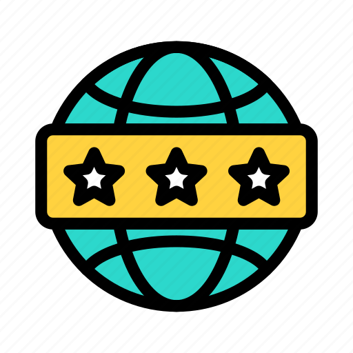 Survey, rating, feedback, global, stars icon - Download on Iconfinder