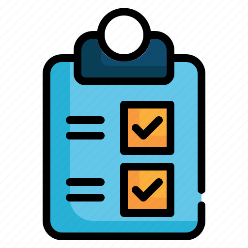 Checklist, survey, tick, clipboard, check icon - Download on Iconfinder