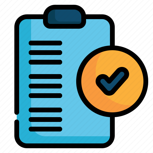 List, check, survey, clipboard, checklist, tick icon - Download on Iconfinder