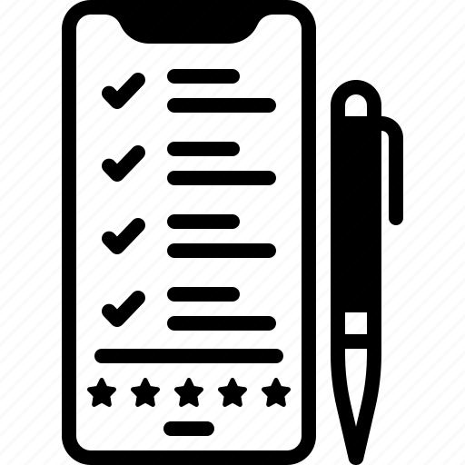 Mobile survey, mobile, survey, digital, questionnaire, scrutiny, evaluation icon - Download on Iconfinder