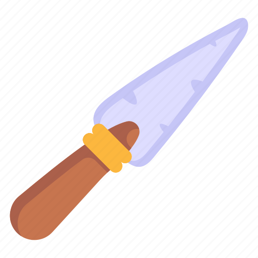 Weapon, knife, flint knife, stab, stone knife icon - Download on Iconfinder