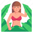 forest girl, woman, prehistoric woman, lady, avatar