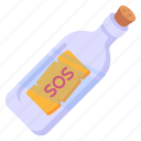 bottle message, bottle, note bottle, glass bottle, letter bottle 