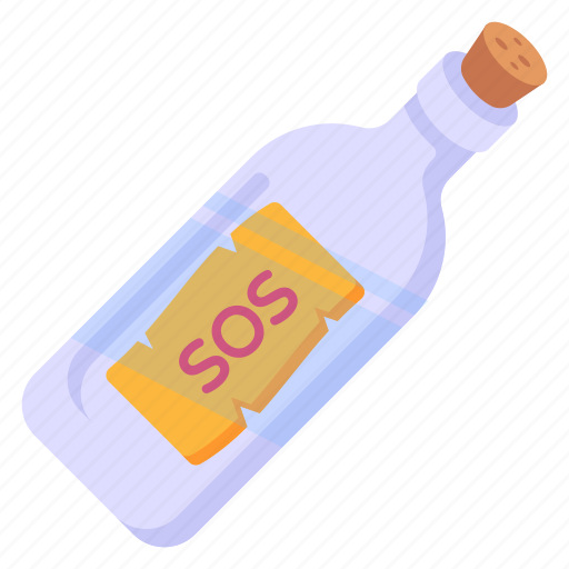 Bottle message, bottle, note bottle, glass bottle, letter bottle icon - Download on Iconfinder