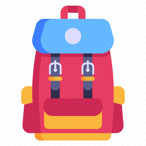 Knapsack, backpack, rucksack, packsack, bag icon - Download on Iconfinder