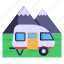 camper, caravan, mobile home, van, house trailer 