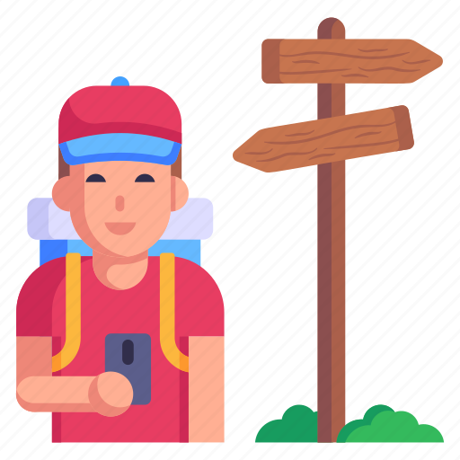 Tour guide, travel guide, explorer, adventurer, tourist icon - Download on Iconfinder