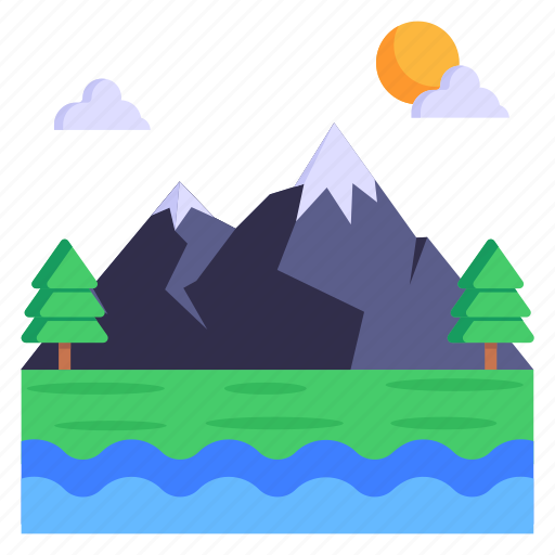 Hill station, mountains, hills, landscape, scenery icon - Download on Iconfinder