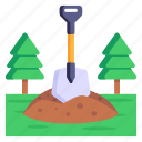digging tool, shovel, digging, spade, digging equipment 