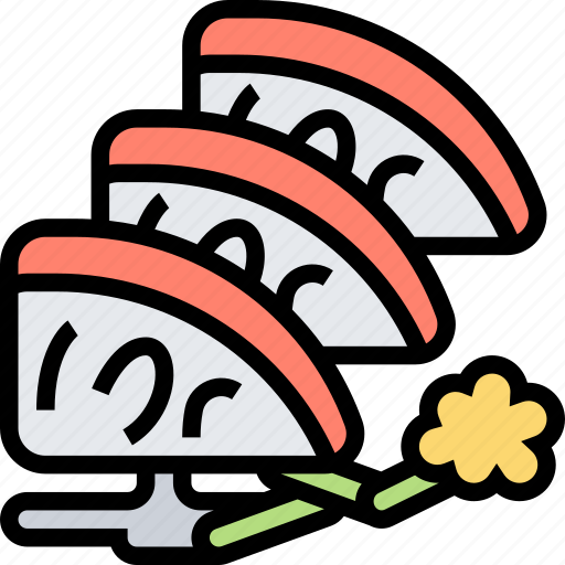 Kampachi, fillet, fish, sashimi, food icon - Download on Iconfinder