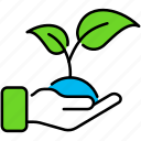 hand, bud, gesture, ecology, environment, eco, green