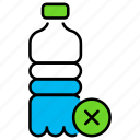 plasticbottle, crossed, plastic, eco, environment, water, ecology