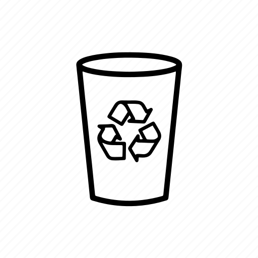 Recycle, cup, sustainable, green, bio icon - Download on Iconfinder