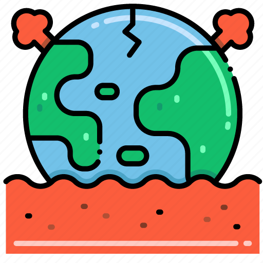 Anti, war, world, earth, explosion, planet, globe icon - Download on Iconfinder
