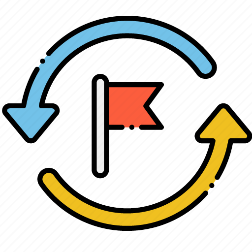 Change, flag, arrow, circular icon - Download on Iconfinder