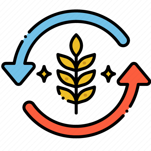 Circular, ecology, wheat, nature icon - Download on Iconfinder