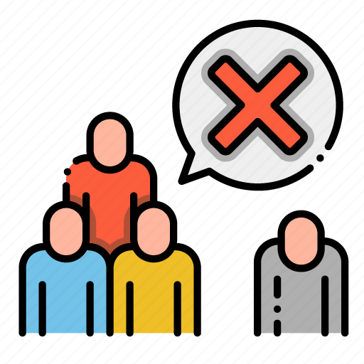 Vote, people, group, cancel icon - Download on Iconfinder