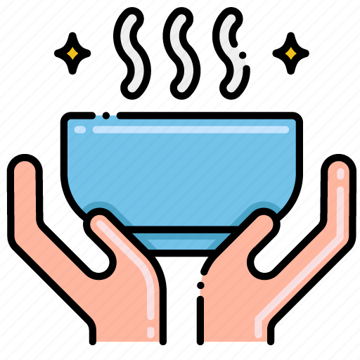 Warm food, person icon - Download on Iconfinder