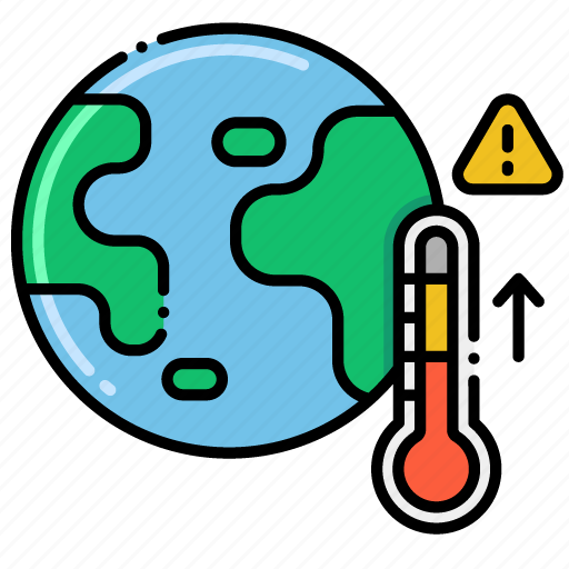 Global warming, earth, climate change, increase temperature icon - Download on Iconfinder