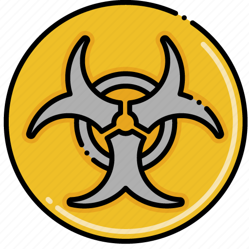 Biohazard, warning, virus, science, toxic, laboratory, nuclear icon - Download on Iconfinder