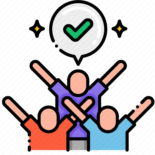 People, group, yes icon - Download on Iconfinder