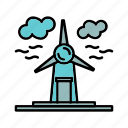 windmill, power, electricity, wind, wind energy, ecology