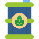 biofuel, barrel, bio, fuel, green, railway, carriage, icon