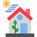 eco, house, ecology, environment, green, icon