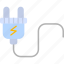 plug, charger, electric, electricity, energy, lightning, power, icon 