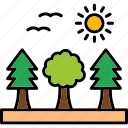 forest, ecology, nature, tree, trees, icon