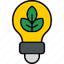 light, bulb, ecology, energy, green, lamp, power, save, icon