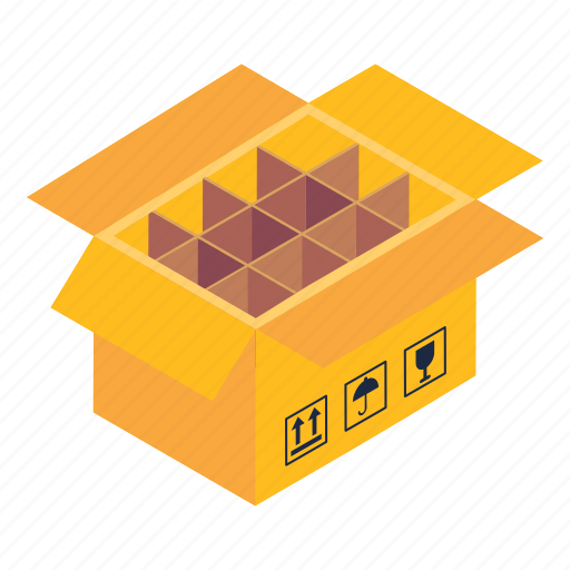 Carton, cardboard box, empty carton, parcel, package icon - Download on Iconfinder