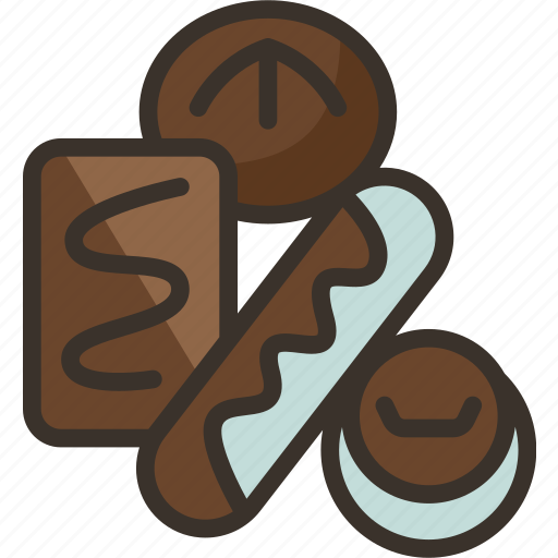 Chocolate, cocoa, assortment, confectionery, gourmet icon - Download on Iconfinder