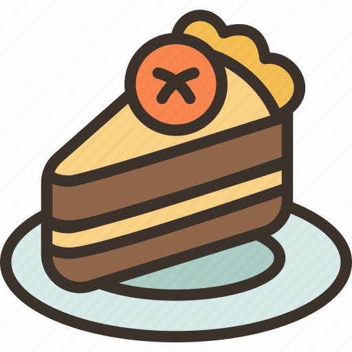 Cake, piece, dessert, baked, gourmet icon - Download on Iconfinder