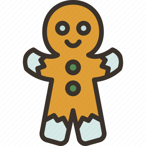Gingerbread, cookie, pastry, baked, homemade icon - Download on Iconfinder