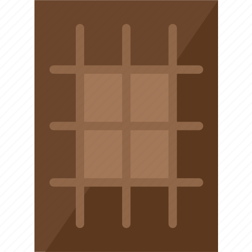 Chocolate, bar, cocoa, dark, snack icon - Download on Iconfinder