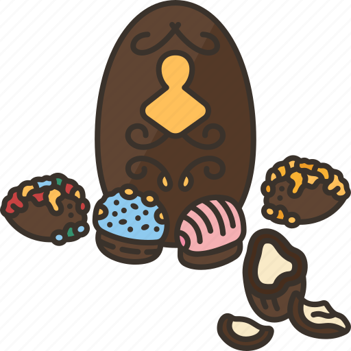 Chocolate, eggs, cocoa, dessert, confectionery icon - Download on Iconfinder