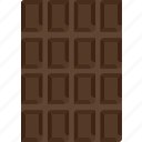 chocolate, bar, cocoa, sweet, snack