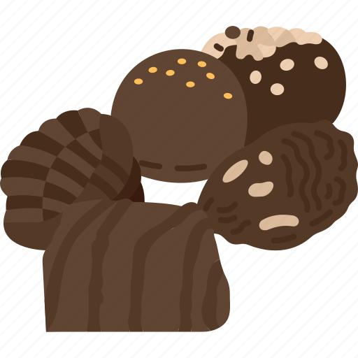 Chocolate, cocoa, praline, confection, assorted icon - Download on Iconfinder