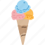 ice, cream, cone, flavor, summer 