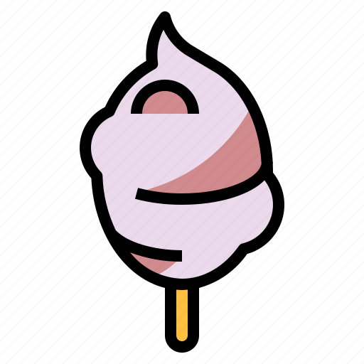 Candy, cotton, dessert, pastel, sugar, sweet icon - Download on Iconfinder
