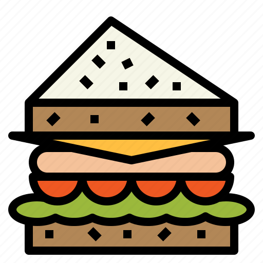 Bread, food, lunch, salad, sandwich icon - Download on Iconfinder