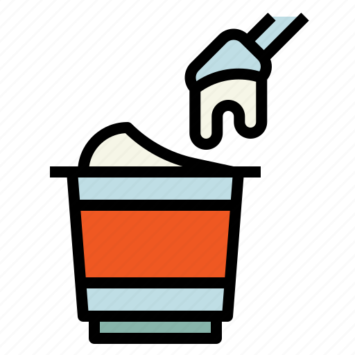 Dessert, diet, milk, sweet, yogurt icon - Download on Iconfinder