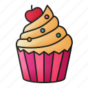 cupcake, sweet, bakery, food, dessert, restaurant
