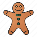 gingerbread, christmas, snack, bakery, dessert, food, restaurant